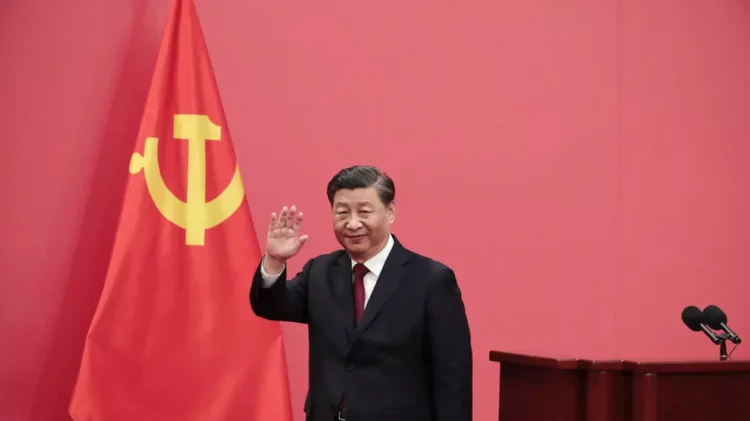 Xi Jinping a fost reales secretar general al Partidului Comunist din China pentru al treilea mandat