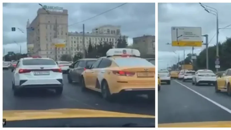 Haos în traficul din Moscova, provocat de hackeri. Sute de taxiuri au primit același mesaj