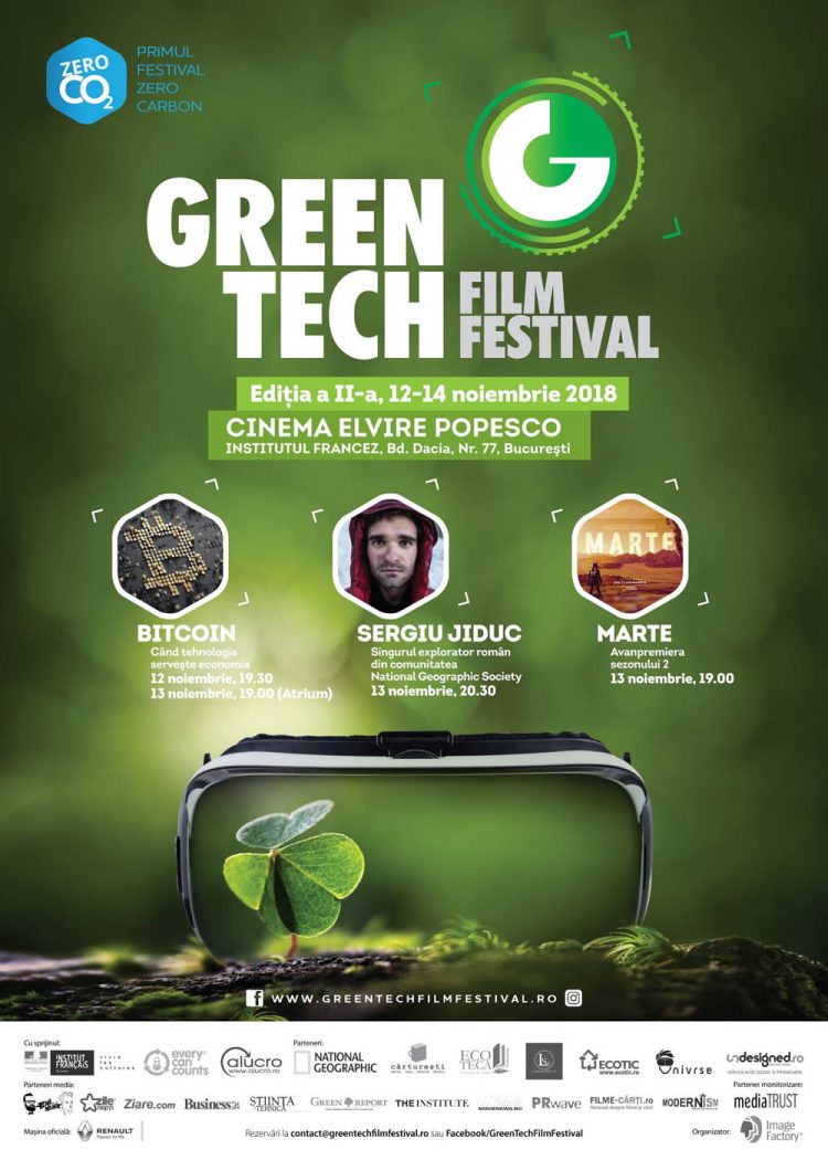 Invitaţi speciali şi cele mai noi documentare despre tehnologie la cea de-a doua ediţie GreenTech Film Festival