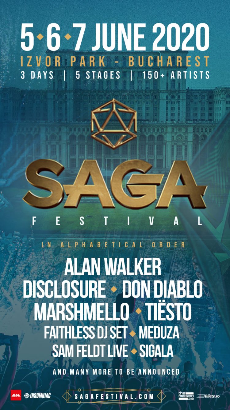 Tiësto, headliner al celui de-al doilea val de confirmări de la SAGA Festival!