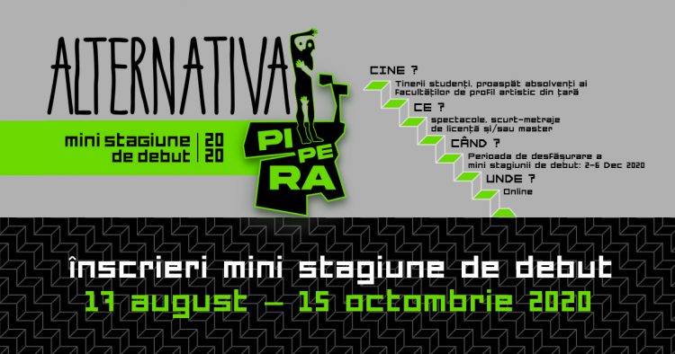 Call de proiecte pentru Mini Stagiunea de Debut 2020