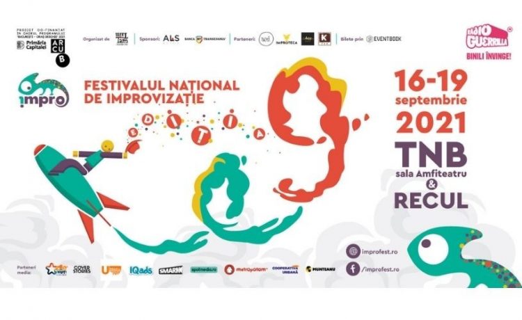 Festivalul Național de Improvizație revine la București între 16 – 19 septembrie