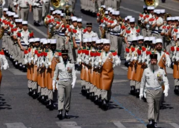 Cum arată soldații Legiunii Străine care au defilat de Ziua Franței