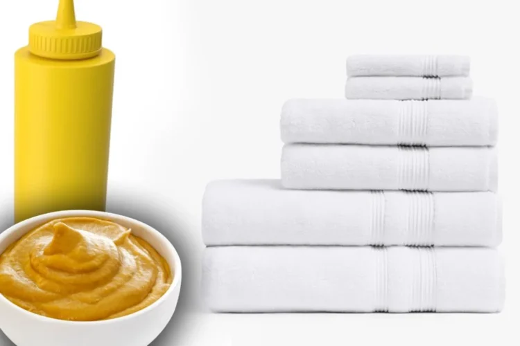 Trucul cu muștar care îți face prosoapele albe imaculate. Metoda japoneză care are rezultate excepționale