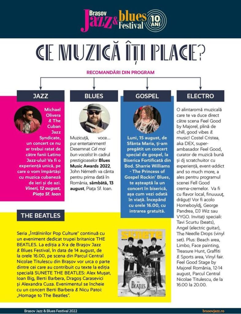 Brasov Jazz Blues Festival X music