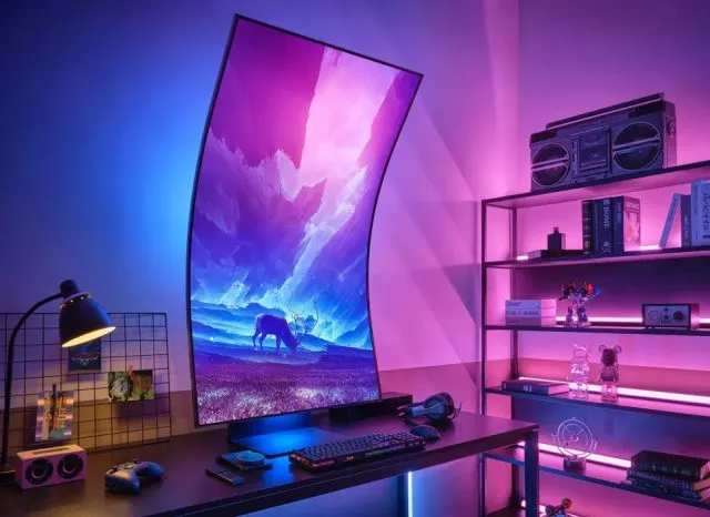Samsung Odyssey Ark Gaming Monitor Goes