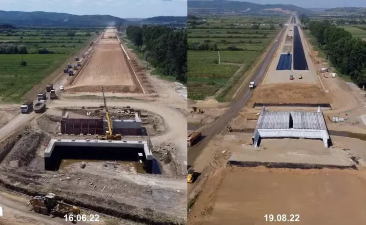 VIDEO Tronsonul de autostradă pe care lucrează un constructor din Turcia: Cum arată avansul lucrărilor în doar două luni