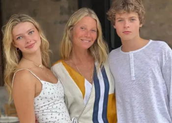 Gwyneth Paltrow, imagine rară cu cei doi copii ai săi