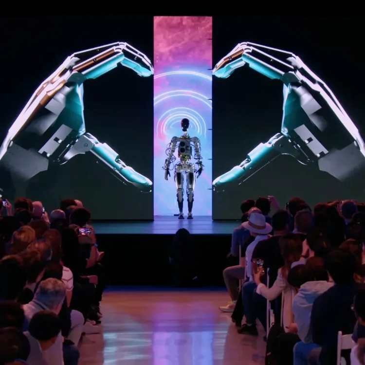 Elon Musk prezintă prototipul robotului umanoid la Tesla AI Day