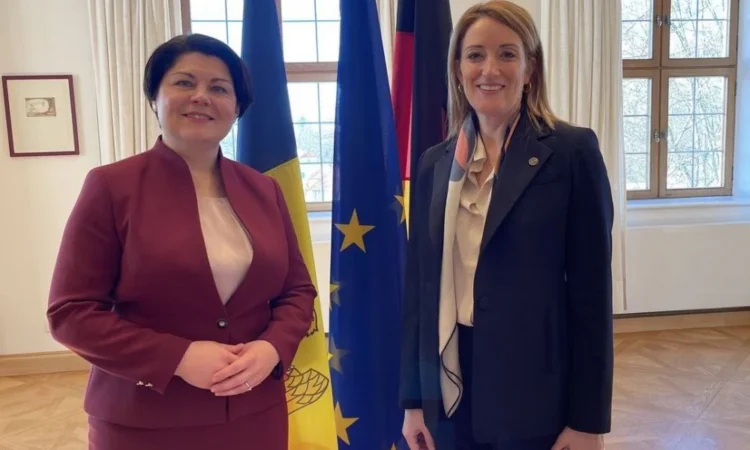 Natalia Gavrilița, întâlniri în Bavaria cu Roberta Metsola și cu șeful PPE: R. Moldova, susținută de Parlamentul European în procesul de pre-aderare la UE