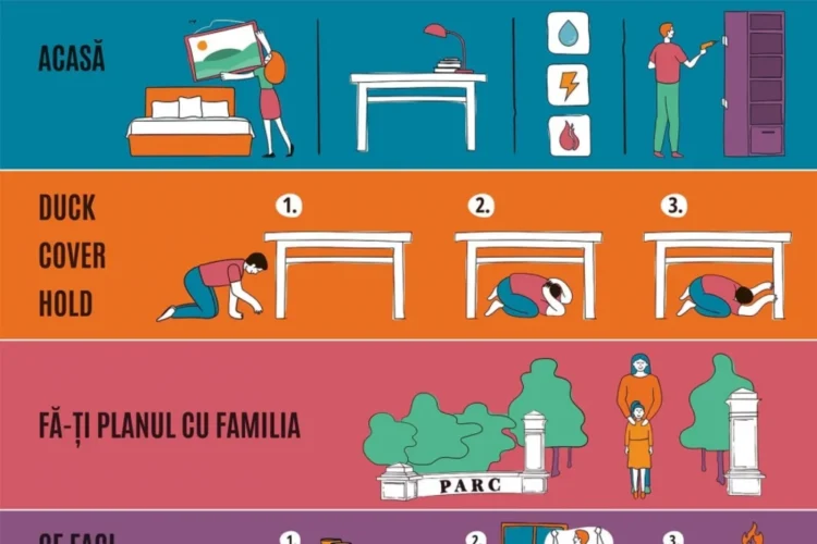 Poți să salvezi vieți, începând cu a ta și a copiilor tăi. Cum să te pregătești pentru un cutremur