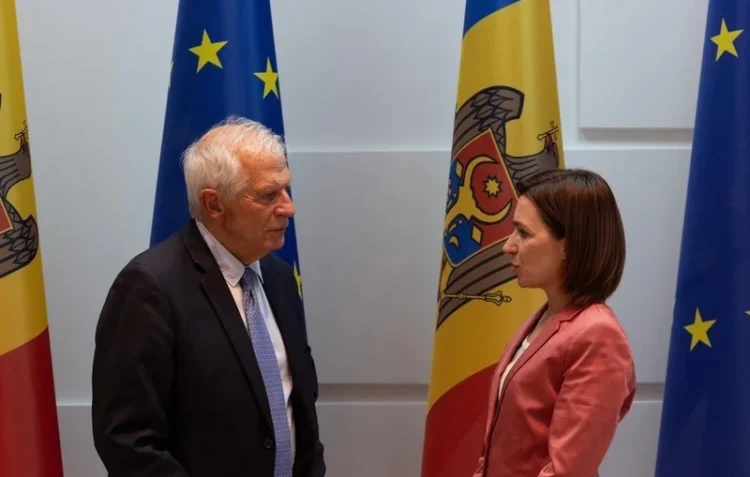 Șeful diplomației UE, la Chișinău: Borrell i-a reafirmat Maiei Sandu solidaritatea și sprijinul UE pentru reforme în R. Moldova