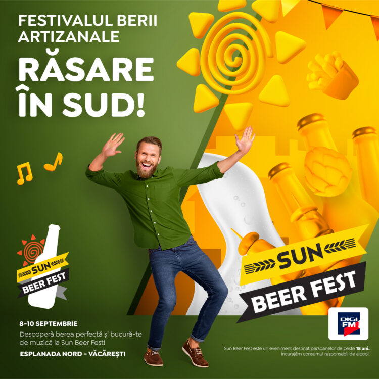 10 producători de bere și băuturi artizanale la Sun Beer Fest în SUN PLAZA
