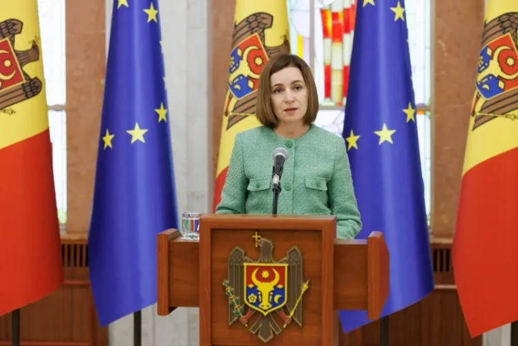Maia Sandu afirmă că R. Moldova ar putea adera la UE până în 2030 “în doi pași”, mai întâi fără Transnistria