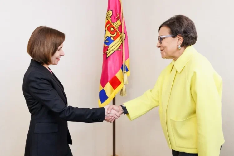 Maia Sandu, întâlnire cu Penny Pritzker, reprezentant special al SUA pentru reconstrucția economiei Ucrainei: Drumurile și căile ferate din R. Moldova pot facilita conexiunile dintre Ucraina, România și UE