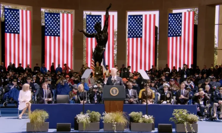 Ziua Z – Din Normandia, Joe Biden cere unitatea aliaților pentru apărarea libertății în fața tiraniei, ca acum 80 de ani: Forțele întunecate nu au dispărut. Democrația este mai puternică decât orice armată