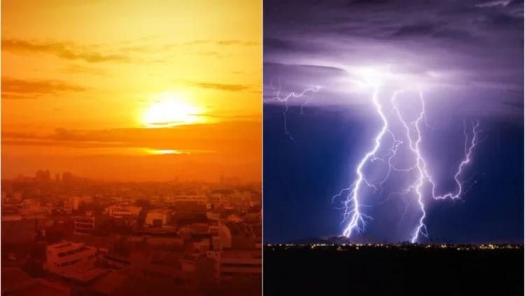 HARTĂ. România, împărțită între furtuni și caniculă. ANM a emis noi avertizări meteo