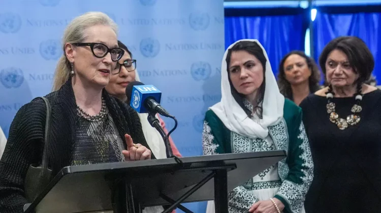 Actrița Meryl Streep, discurs emoționant la ONU: „Pisicile au mai multă libertate decât femeile afgane”. Răspunsul talibanilor | VIDEO