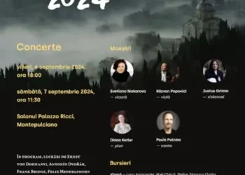 Programul de burse SoNoRo Interferențe din acest an continuă cu un workshop la Palazzo Ricci din Montepulciano