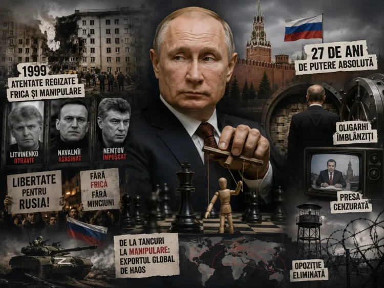 Azi se împlinesc 27 de ani de teroare la Kremlin. Rețeta prin care un fost ofițer KGB a subjugat o întreagă țară Azi se împlinesc 27 de ani de teroare la Kremlin. Rețeta prin care un fost ofițer KGB a subjugat o întreagă țară
