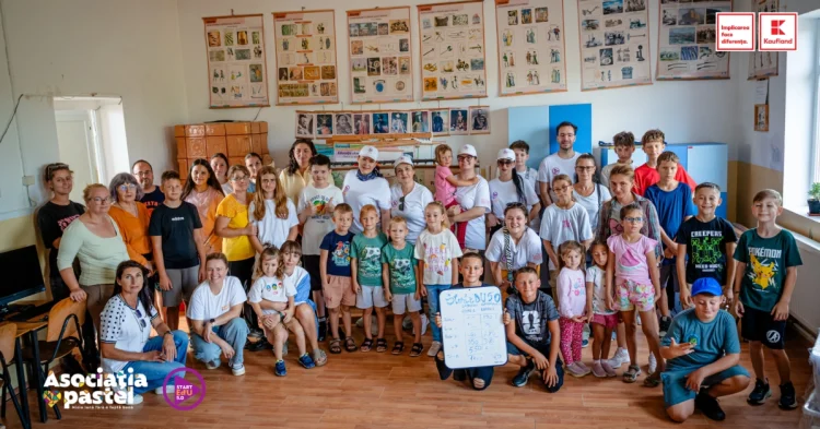 85 de copii din Delta Dunării au început anul școlar pregătiți, cu sprijinul Asociației pastel și Kaufland România